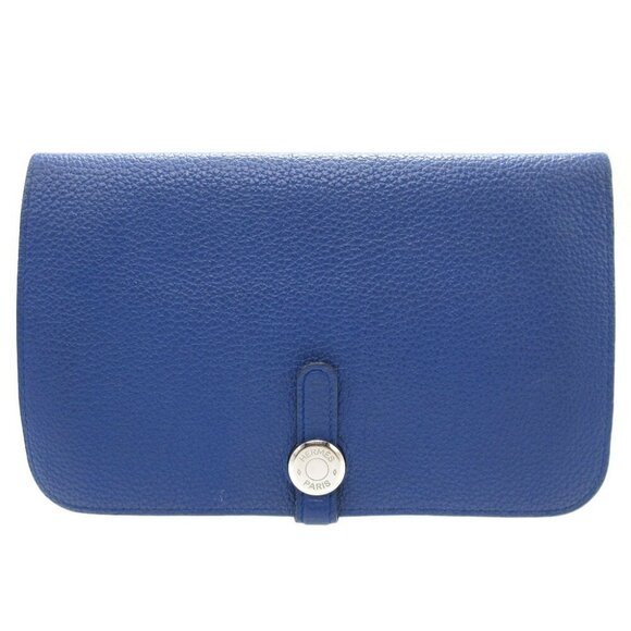 HERMES Blue Wallet - Picture 1 of 9